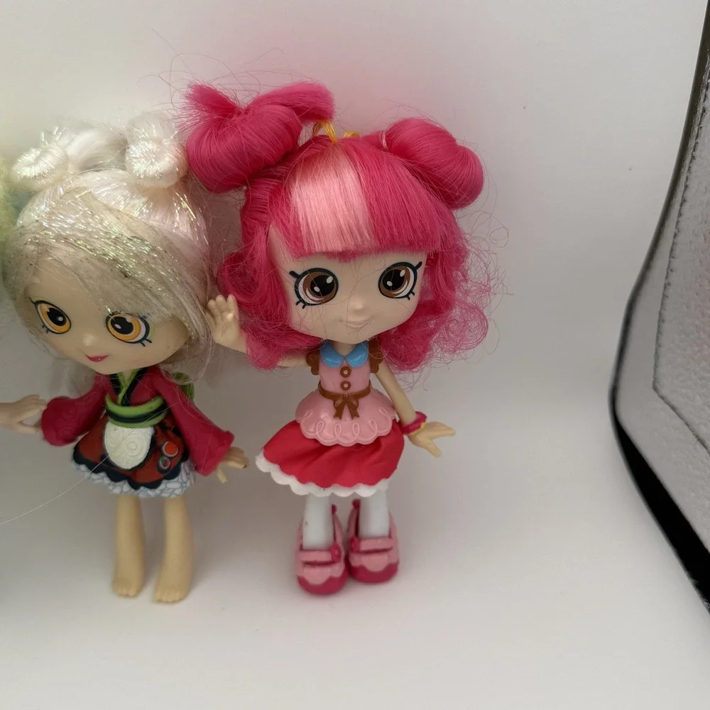 Shopkins‎ Shoppies Doll Lot of  3 Popette Popcorn,  Sara Sushi & Donatina Donut